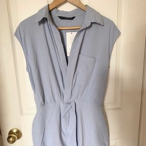 Zara faux wrap romper